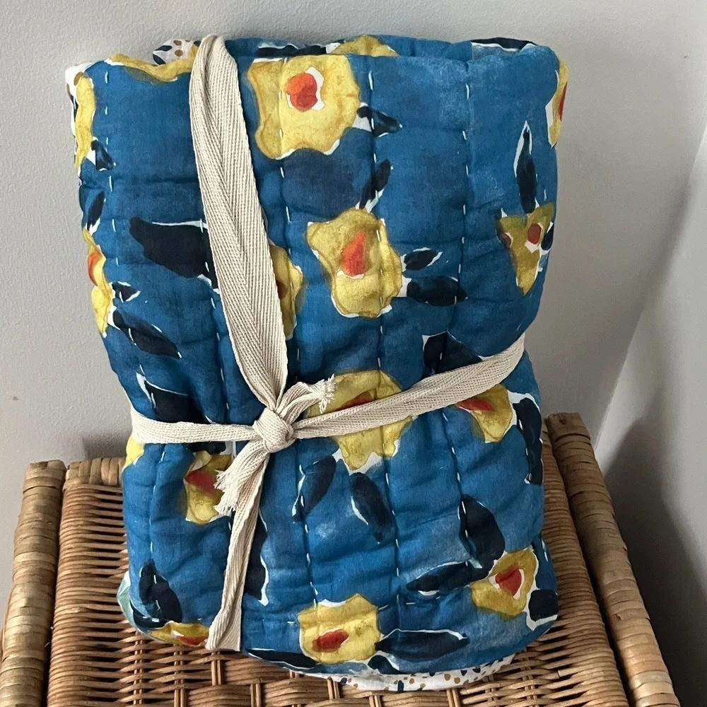 New Anthropologie Rosalind Quilt Euro Sham
